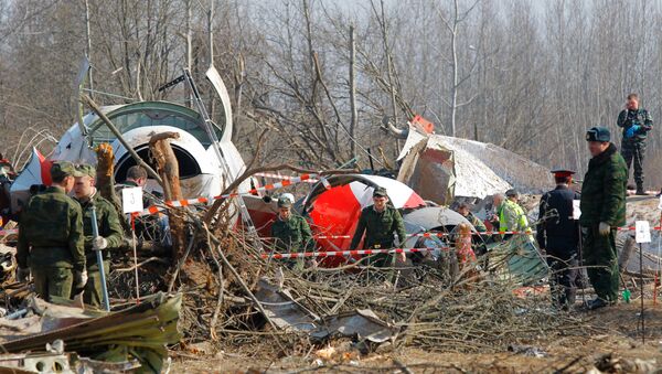Les débris du Tu-154 du Président polonais Lech Kaczynski, qui s'est écrasé non loin de Smolensk en avril 2010 - Sputnik Afrique