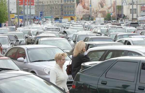Problèmes de circulation à Moscou - Sputnik Afrique