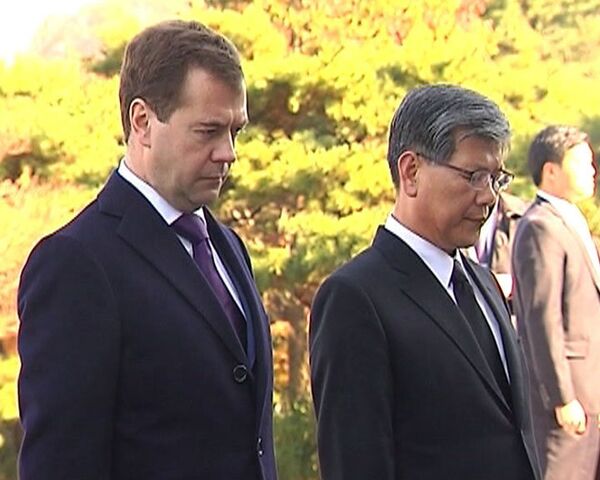Dmitri Medvedev en visite en Corée du Sud - Sputnik Afrique