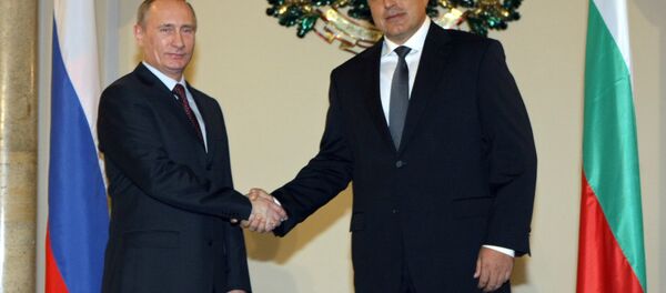 Премьер-министр РФ Владимир Путин встретился в Софии с премьер-министром Болгарии Премьер-министр РФ Владимир Путин встретился в Софии с премьер-министром Болгарии - Sputnik Afrique