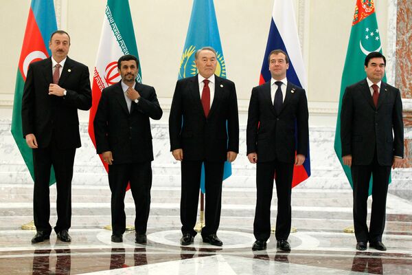 Les pays riverains de la Caspienne ont signé un accord de sécurité - Sputnik Afrique