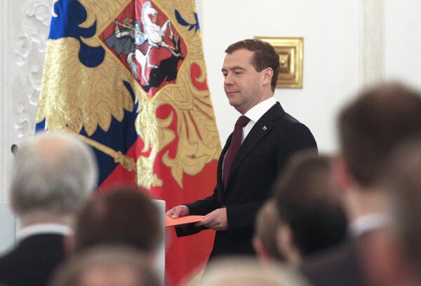 Message de Dmitri Medvedev à l'Assemblée fédérale - Sputnik Afrique
