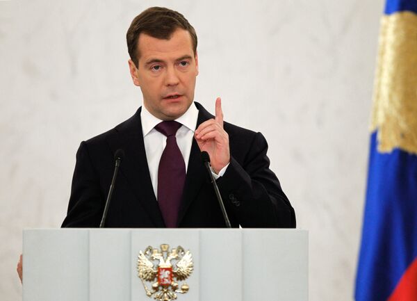 Le message de Dmitri Medvedev à l'Assemblée fédérale - Sputnik Afrique