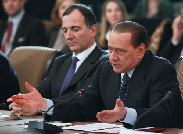 Le premier ministre italien Silvio Berlusconi - Sputnik Afrique