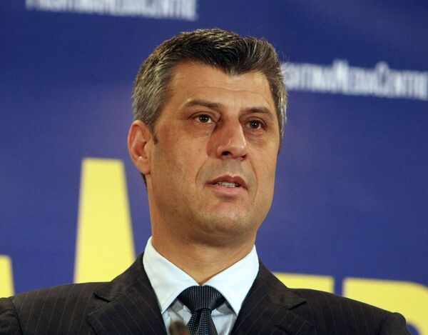 Le premier ministre kosovar Hashim Thaçi - Sputnik Afrique
