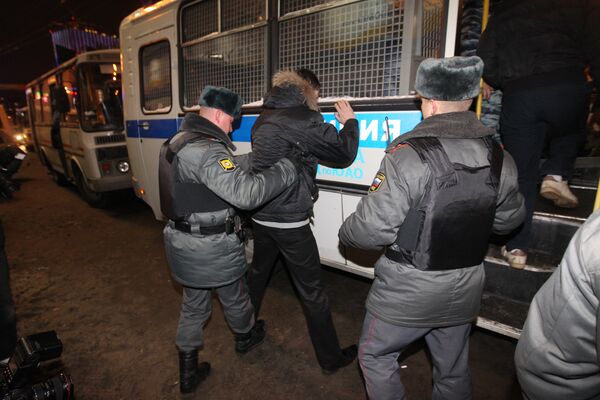 Désordres  à Moscou: 700 personnes interpellées (police) - Sputnik Afrique