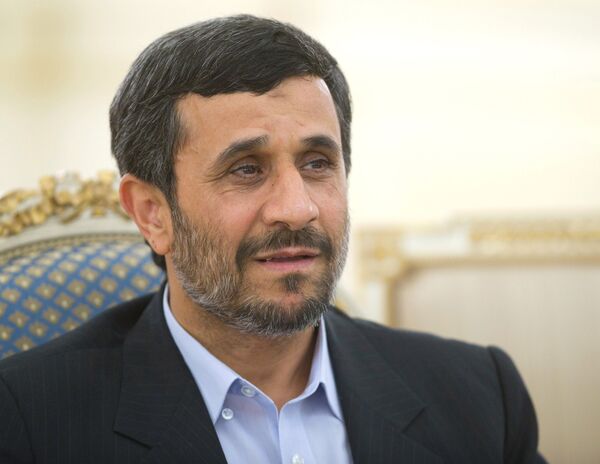 Le président iranien Mahmoud Ahmadinejad - Sputnik Afrique