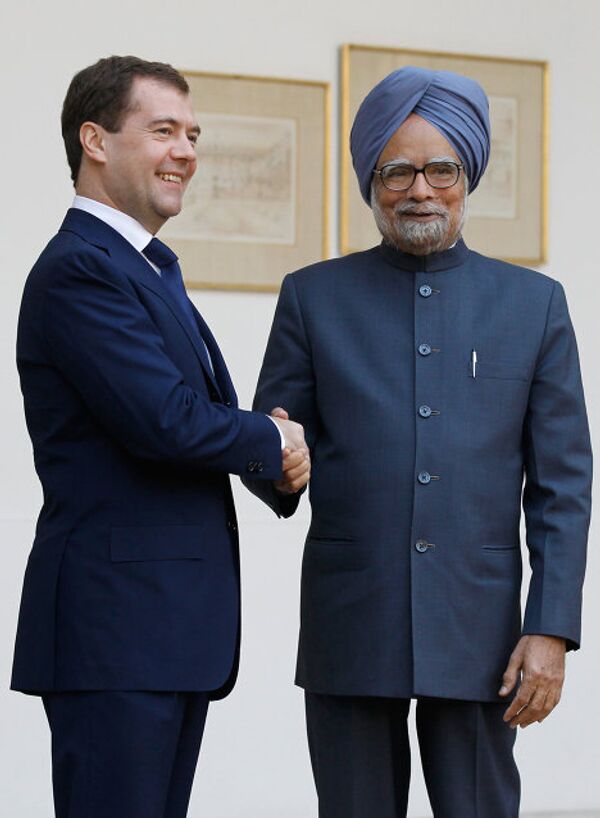 Visite de Dmitri Medvedev en Inde - Sputnik Afrique