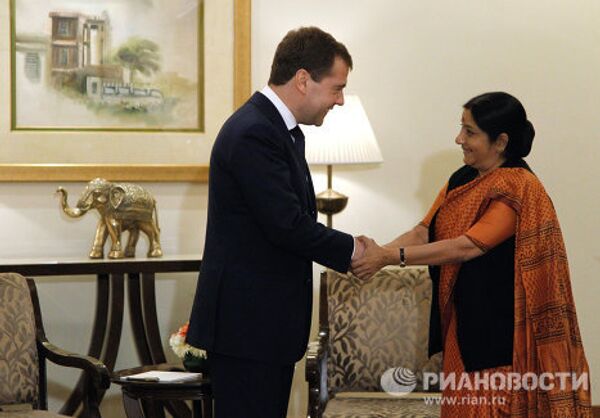 Visite de Dmitri Medvedev en Inde - Sputnik Afrique