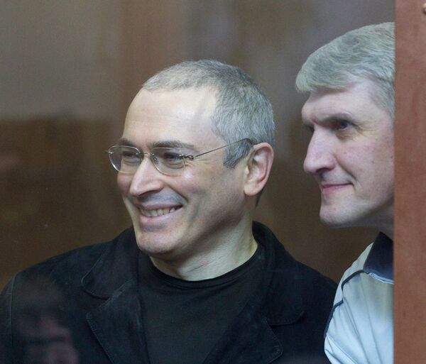 Mikhaïl Khodorkovski et  Platon Lebedev - Sputnik Afrique