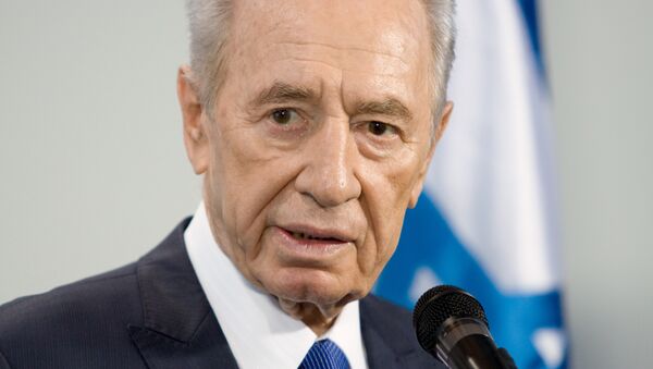 Président israélien Shimon Peres - Sputnik Afrique