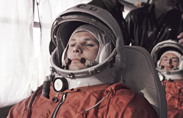 Les cosmonautes russes Gagarine et Titov  - Sputnik Afrique