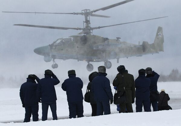 Le Kamov Ka-52, nouvel hélicoptère polyvalent de l'armée russe - Sputnik Afrique