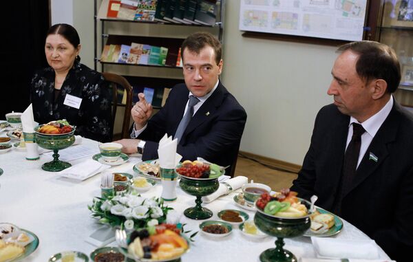 Dmitri Medvedev à Oufa - Sputnik Afrique
