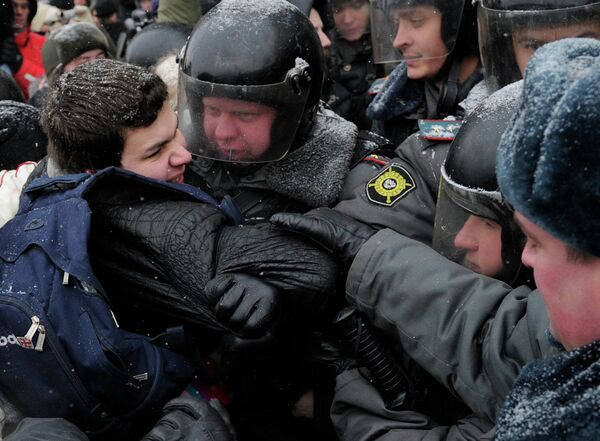 Journée de colère: une vingtaine de manifestants interpellés à Moscou - Sputnik Afrique
