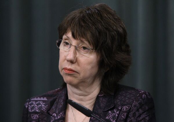 La Haute représentante pour les affaires étrangères de l'Union Européenne, Catherine Ashton - Sputnik Afrique