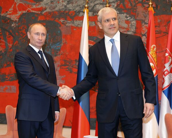 Vladimir Poutine et Boris Tadić - Sputnik Afrique