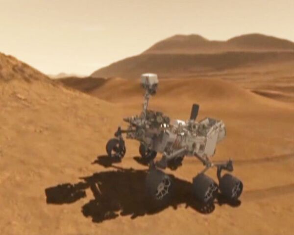 Le robot Curiosity à la recherche des traces de la vie sur Mars - Sputnik Afrique