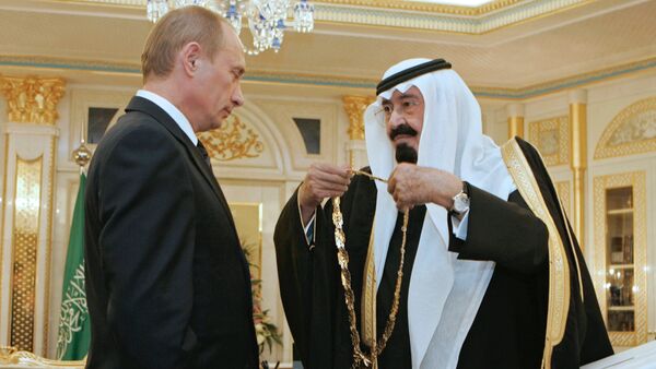 Le président russe Vladimir Poutine et le roi Salman d'Arabie saoudite - Sputnik Afrique