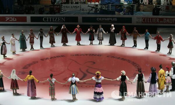 L'ouverture des Championnats du monde de patinage artistique à Moscou - Sputnik Afrique