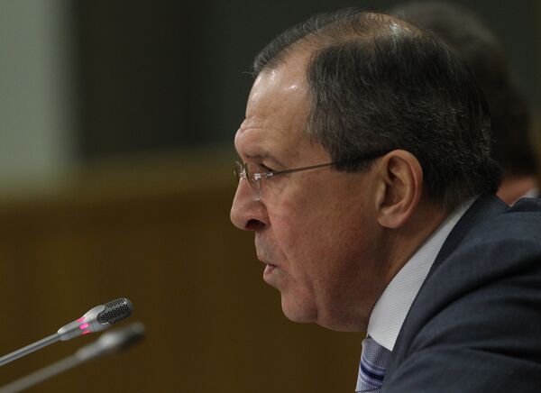 Le ministre des Affaires étrangères Sergueï Lavrov - Sputnik Afrique