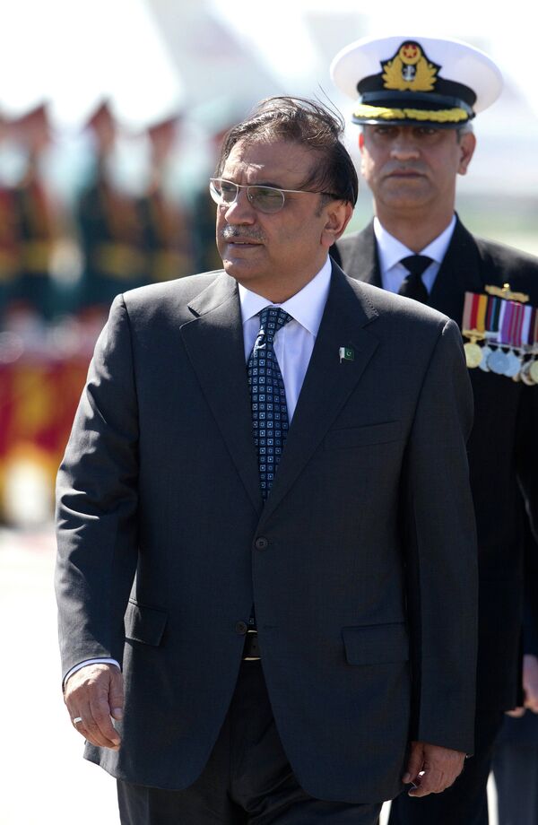 Le président pakistanais Asif Ali Zardari - Sputnik Afrique