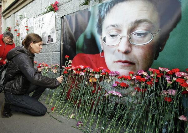  Anna Politkovskaïa a été abattue par balles le 7 octobre 2006 dans le hall de sa maison en plein centre de Moscou. - Sputnik Afrique