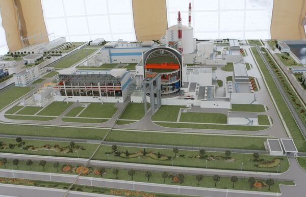 Maquette de la centrale nucléaire russe sur la Baltique - Sputnik Afrique