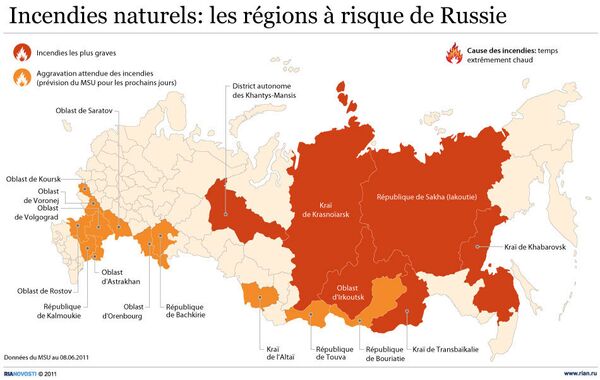 Incendies naturels: les régions à risque de Russie - Sputnik Afrique