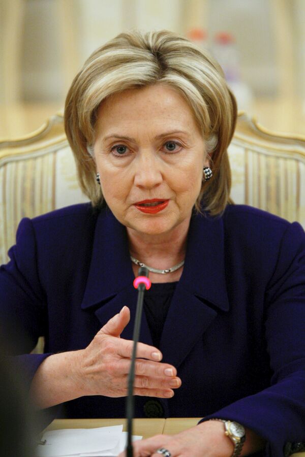 La secrétaire d'Etat américaine Hillary Clinton  - Sputnik Afrique
