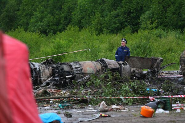 Carélie: le crash d'un Tu-134 fait 44 morts et 8 blessés - Sputnik Afrique