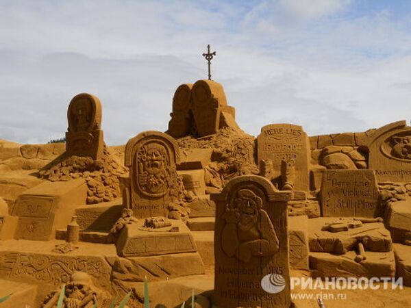 Sculpture sur sable: Walt Disney à l'honneur au Festival de Blankenberge  - Sputnik Afrique