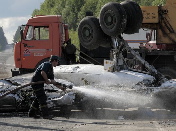 Le crash d'un Tu-134 en Carélie - Sputnik Afrique