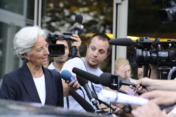 Christine Lagarde, première femme à la tête du FMI - Sputnik Afrique
