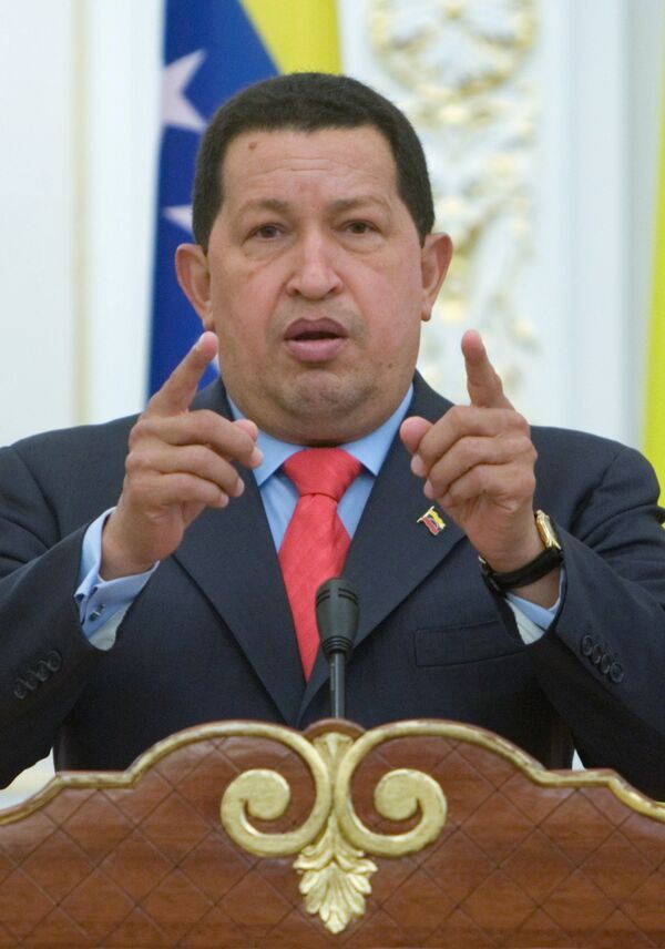 Le président vénézuélien Hugo Chavez - Sputnik Afrique