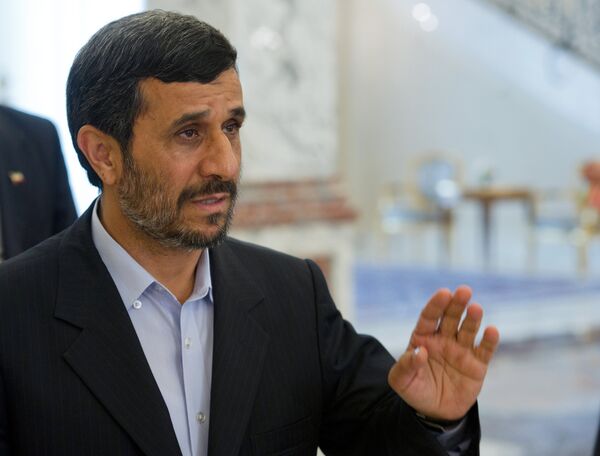 Président iranien Mahmoud Ahmadinejad  - Sputnik Afrique