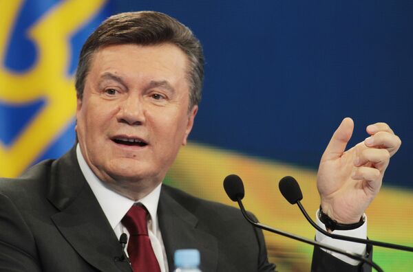 Le chef de l'Etat ukrainien Viktor Ianoukovitch  - Sputnik Afrique