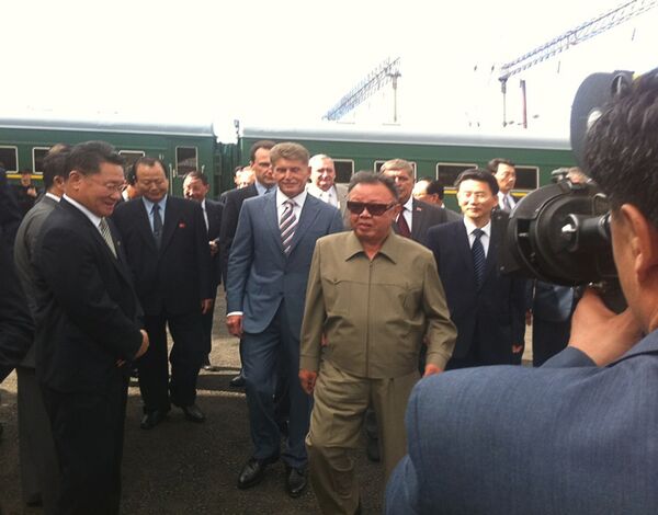 Kim Jong-il en Extrême-Orient russe   - Sputnik Afrique