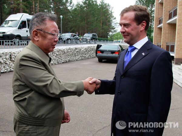 Rencontre Medvedev-Kim Jong-il en Sibérie - Sputnik Afrique