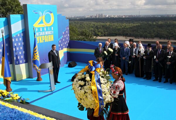 L'Ukraine célèbre le 20e anniversaire de son indépendance - Sputnik Afrique