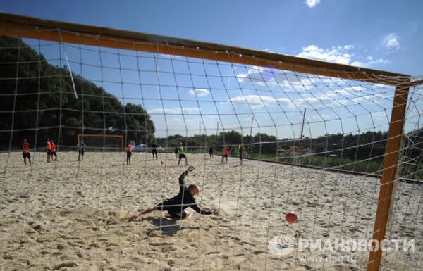 Entraînement de l’équipe de Russie de beach soccer - Sputnik Afrique