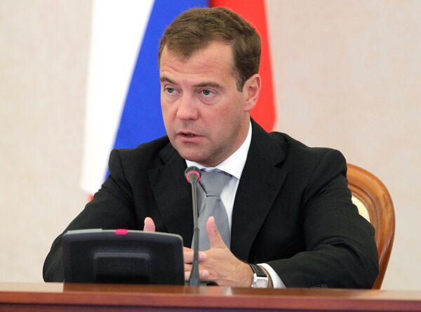 Président russe Dmitri Medvedev - Sputnik Afrique