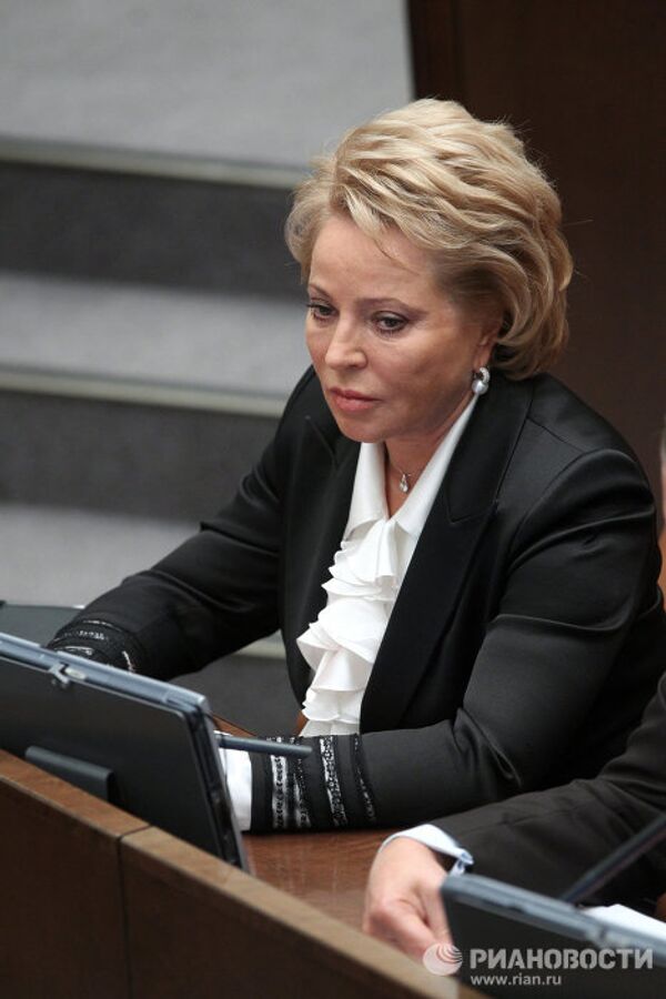 Valentina Matvienko, nouvelle présidente de la chambre haute russe - Sputnik Afrique