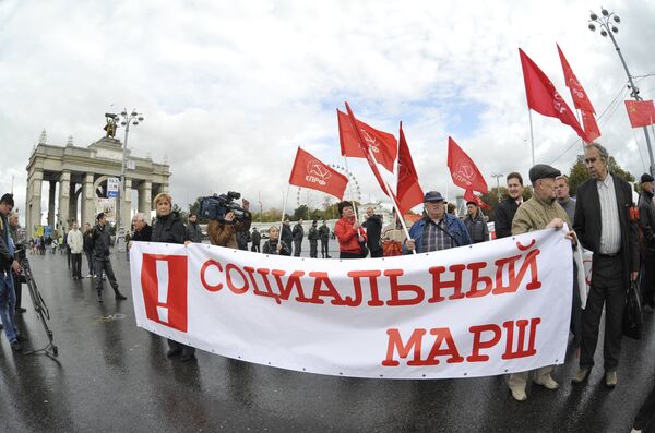 Droits de l'Homme: une marche et un meeting sans incident à Moscou - Sputnik Afrique