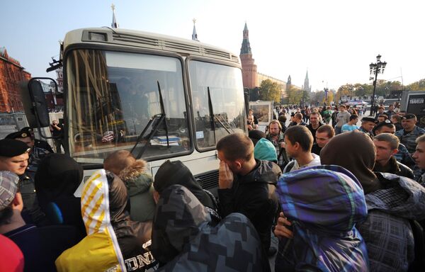 Moscou: une centaine de manifestants interpellés sur la place du Manège - Sputnik Afrique
