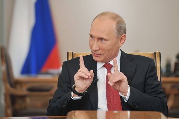 Interview de Vladimir Poutine à la TV russe - Sputnik Afrique