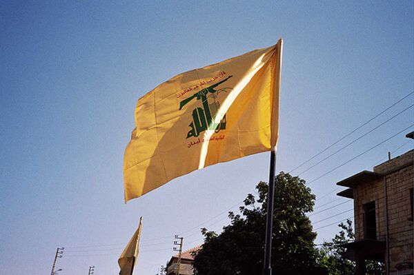 Le drapeau du Hezbollah - Sputnik Afrique