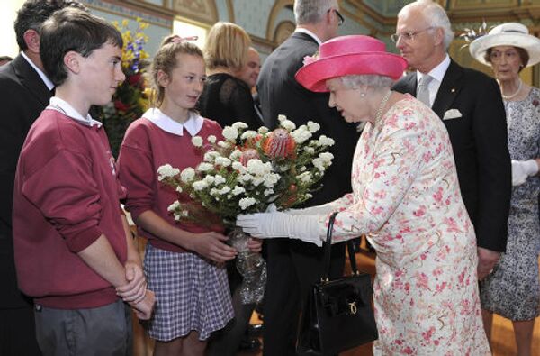 La reine d'Angleterre Élisabeth II en visite en Australie  - Sputnik Afrique