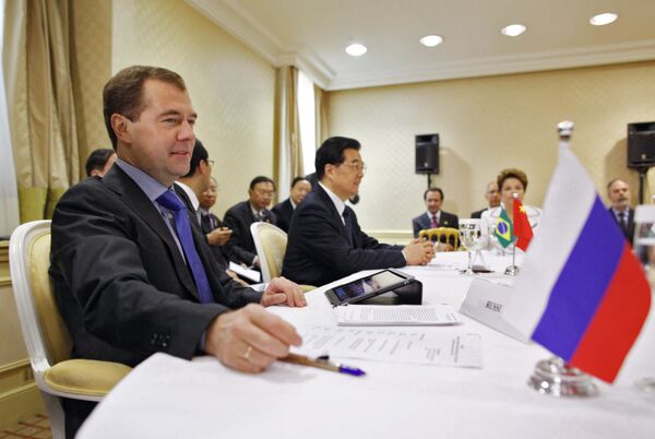 Président russe Dmitri Medvedev - Sputnik Afrique