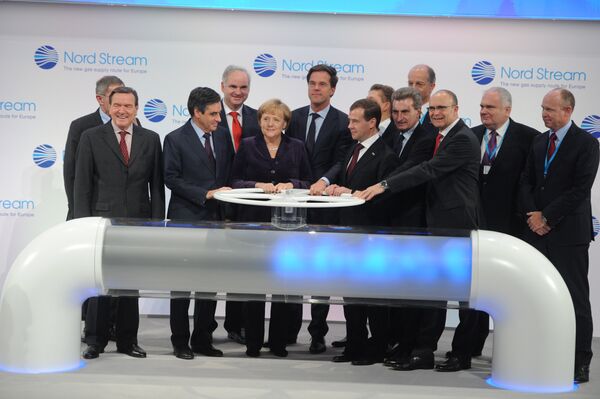 Le gazoduc Nord Stream inauguré en Allemagne - Sputnik Afrique
